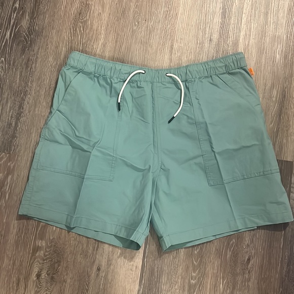 NWT timberland Mens progressive utility casual shorts mineral light blue XL - Picture 3 of 7
